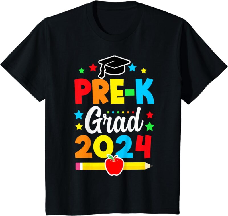 Kids Pre-K Grad 2024 Preschool Graduation 2024 T-Shirt