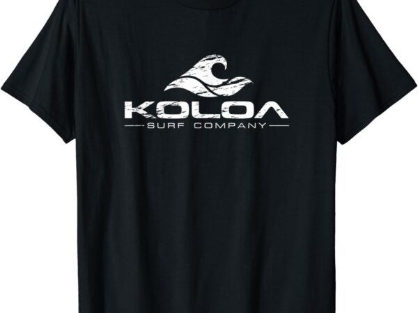 Koloa surf vintage wave logo graphic surf t-shirt