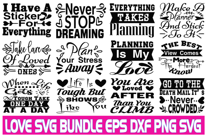 LOVE SVG BUNDLE