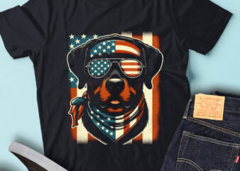 LT101 Patriotic Rottweiler Gift USA Flag Puppy Animals Lover t shirt vector graphic