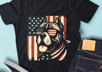 LT112 Cane Corsos Dog Gift USA Flag Patriotic Dog Lover t shirt vector graphic