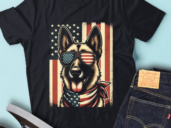 Lt126 belgian malinoi dog shirt gift usa flag patriotic dog t shirt vector graphic