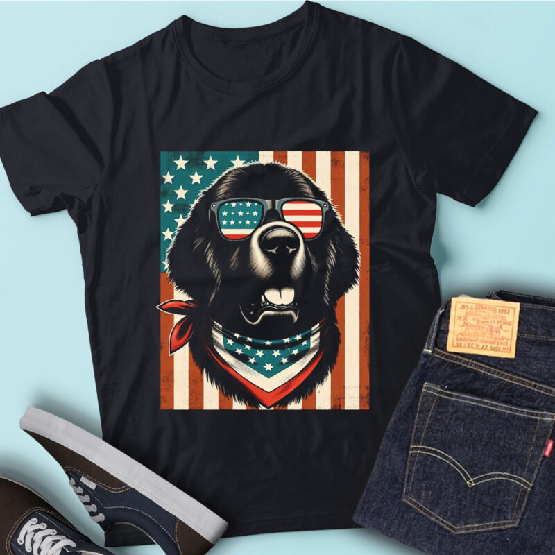 LT135 Rhodesian Ridgeback Dog Gift USA Flag Funny Dog Lover