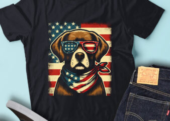 LT146 Chesapeake Bay Retriever Dog USA Flag Chessie Dog Gift