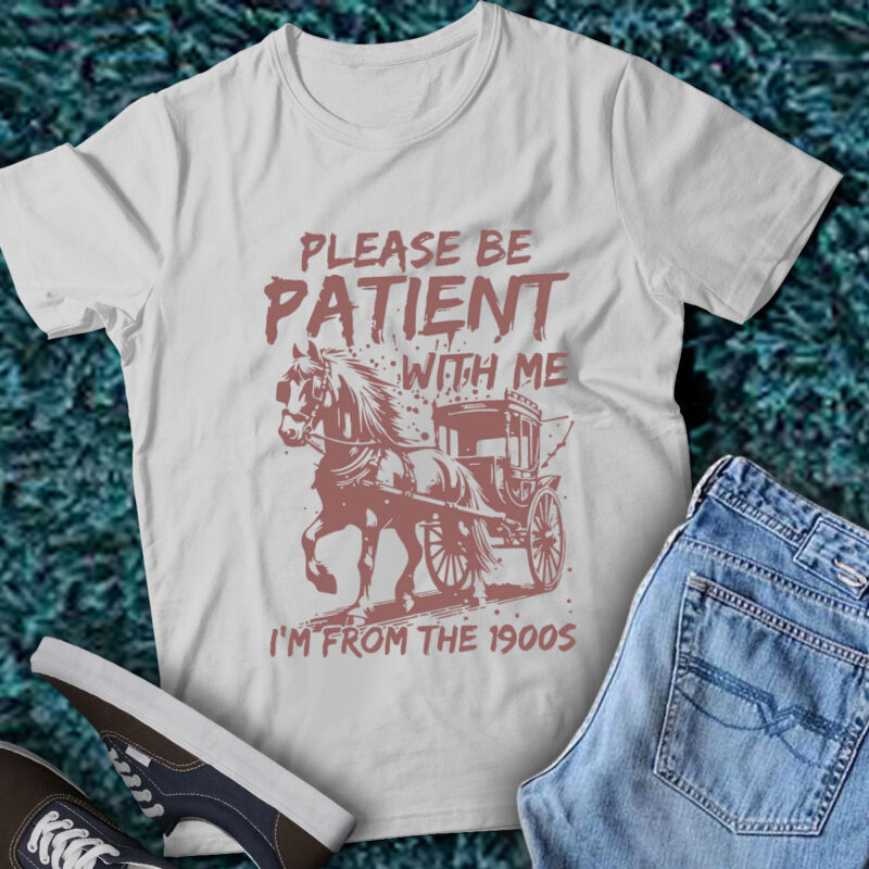 LT201 Please Patient I’m From The 1900s Horse-drawn Carriage