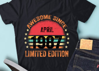 LT93 Birthday Awesome Since April 1987 Limited Edition