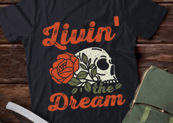 Livin’ the dream skull, boho hippie aesthetic LTSD