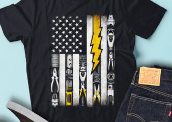 M170 Electrician US Flag Tools for Electricians t shirt designs for sale