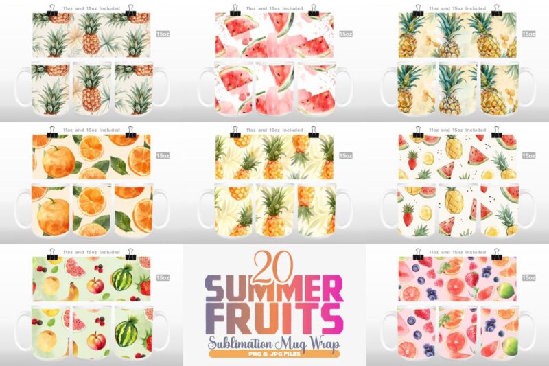 Retro Summer Graphic T-shirt Designs Bundle | Summer PNG Sublimation Bundle