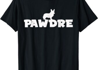 Men Pawdre Corgi Dad Cute Fur Dad Fathers Day Dog Father T-Shirt
