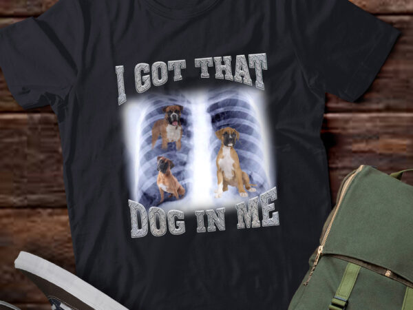 Men women i got that boxer dog in me xray meme gymer sport gym t-shirt ltsp
