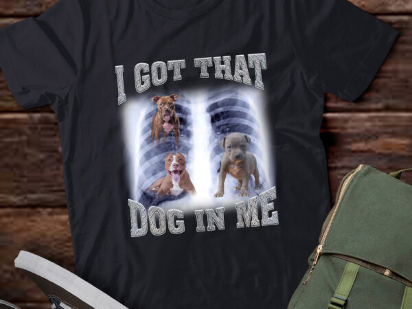 Men women i got that pitbull dog in me xray meme gymer sport gym t-shirt ltsp