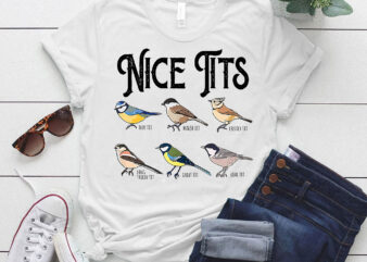 Nice Tits Bird Great Tits Bird Bird Lover Funny Bird lts-d T shirt vector artwork