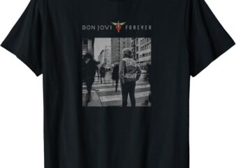 Official Bon Jovi Forever Black T-Shirt