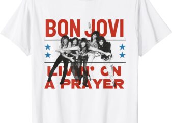 Official Bon Jovi Livin’ On A Prayer T-Shirt