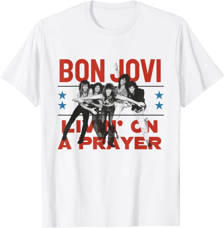 Official Bon Jovi Livin’ On A Prayer T-Shirt