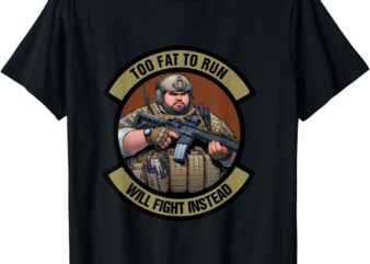 Overweight Military T-Shirt