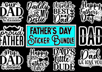 Father’s Day Sticker Bundle ,Dad Bundle svg, Dad svg, Father’s Day, Funny Dad Shirt Designs, Father, Dad Decal Designs, Cut File, svg . png,