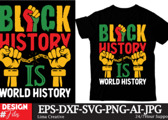 Black History Is World History T-shirt Design, Black History Embroidery Design, Juneteenth 1865 Machine Embroidery Design, African Machine E