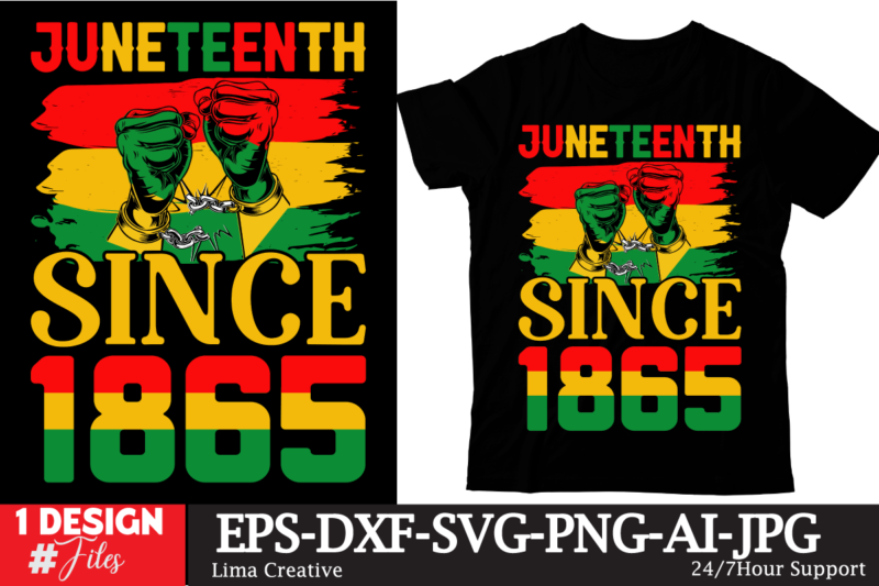 Juneteenth T-shirt Design Bundle ,Black History Embroidery Design, Juneteenth 1865 Machine Embroidery Design, African Machine Embroidery Pat