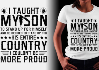 Proud Military Mom & Dad T-Shirt Design