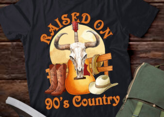 Raised on 90s Country, Vintage Country Band, Country Music, Nashville, Country Concert LTSD t shirt design online