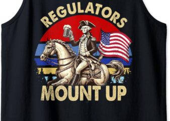 Regulators mount up 4th of july independence day tank top