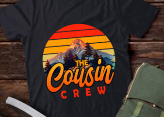 Retro The Cousin Crew Mountain Cousin Squad Vintage lts-d t shirt design online