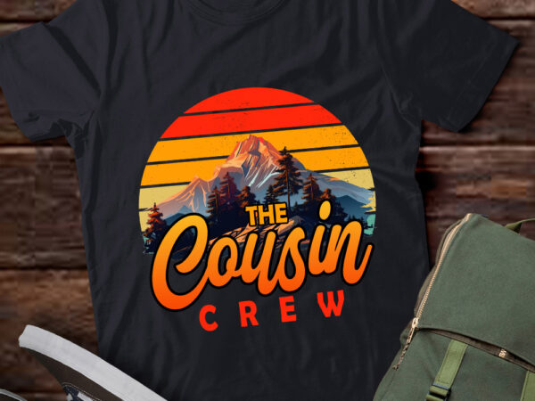 Retro the cousin crew mountain cousin squad vintage lts-d t shirt design online