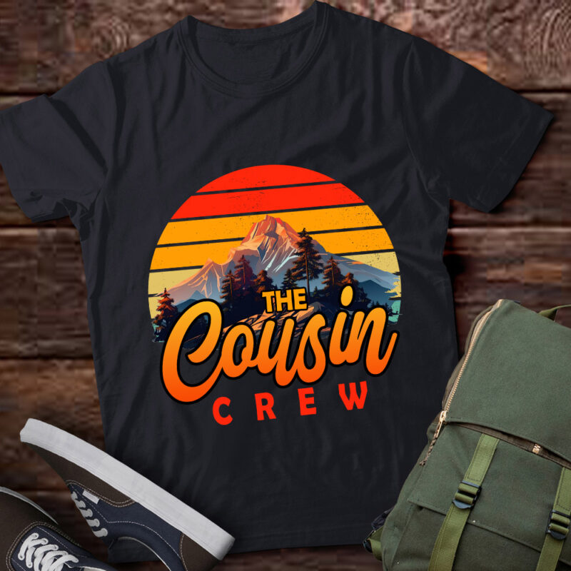 Retro The Cousin Crew Mountain Cousin Squad Vintage lts-d