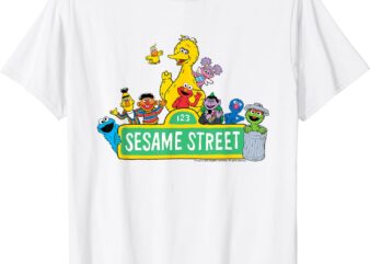 Sesame Street Character Logo T-Shirt