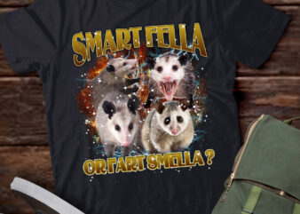 Smart Fella Or Fart Smella Vintage 90s Style Retro Possum lts-d t shirt template vector