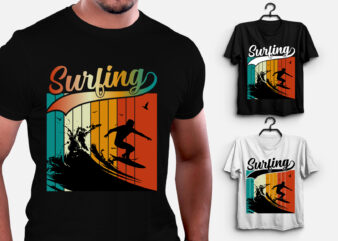 Surfing T-Shirt Design T-Shirt Design