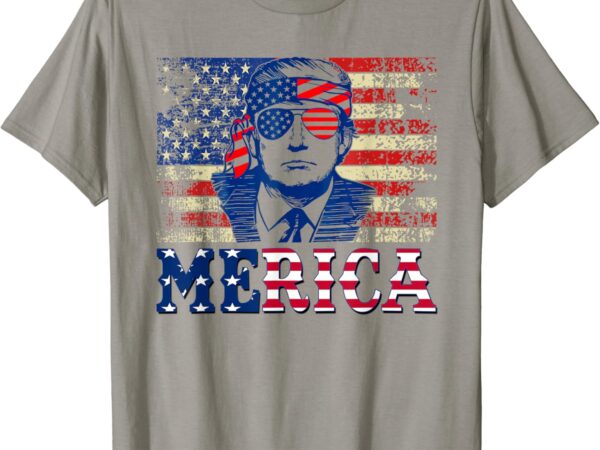 Trump merica shirts fourth 4th of july trump american flag t-shirt