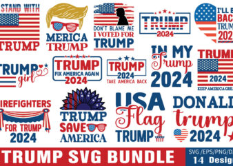 Trump 2024 T-shirtBundle Trump 2024 Svg Bundle