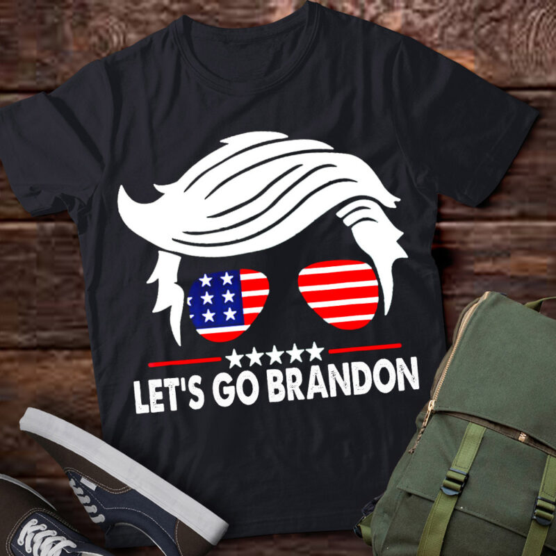 TU2 Lets Go Brandon Anti Biden American Flag Happy Patriotic