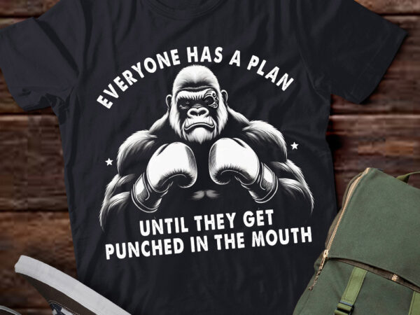 Tu5 everyone has a plan until they get punched in the mouth t shirt designs for sale