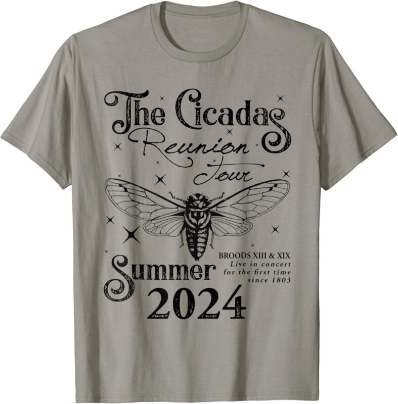 The Cicadas Reunion Tour Summer 2024 Cicada Nature Lover T-Shirt