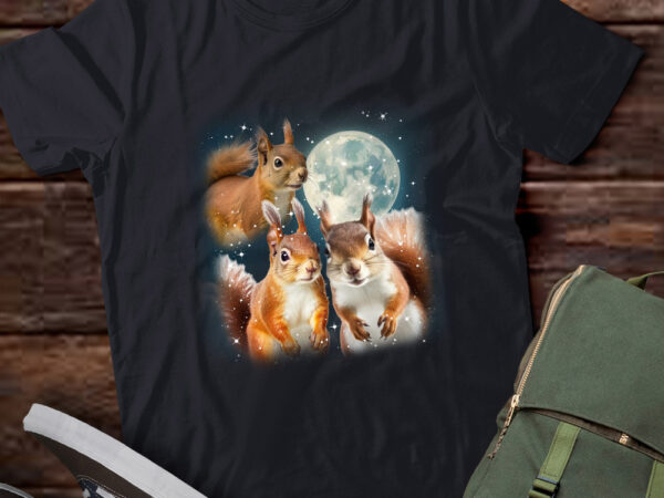 Three squirrel vintage graphic t-shirts, retro moon squirrel tshirt, squirrel lovers, funny squirrel tee, squirrel gifts ltsd