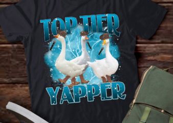 Top Tier Yapper Vintage 90s Retro Goose Yapper Funny Goose lts-d t shirt designs for sale