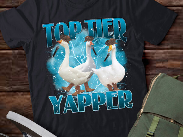 Top tier yapper vintage 90s retro goose yapper funny goose lts-d t shirt designs for sale