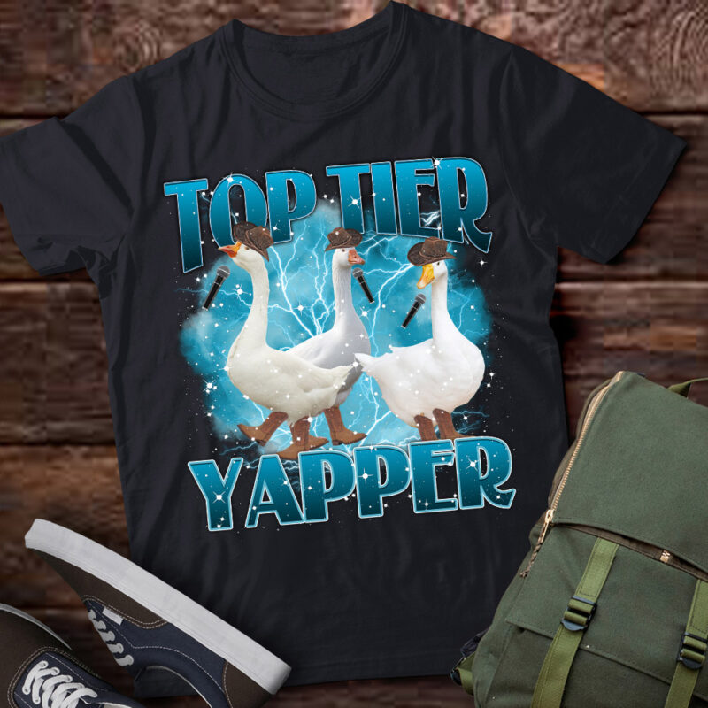 Top Tier Yapper Vintage 90s Retro Goose Yapper Funny Goose lts-d