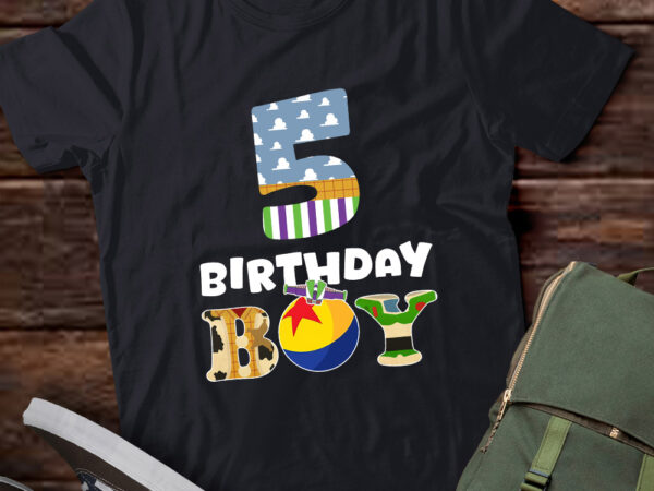 Toy funny 5th birthday story boy 5 year old b-day party t-shirt ltsp