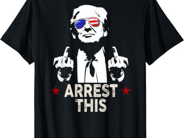 Trump arrest this ( on back ) t-shirt