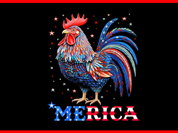 Chicken 4th of july 2023 patriotic farmer american usa png t shirt vector file