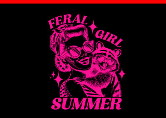 Feral Girl Summer SVG