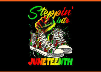 Stepping Into Juneteenth Shoes PNG