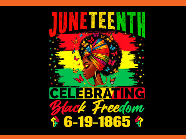 Juneteenth celebrating black freedom 1865 png vector clipart