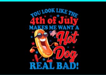 You Look Like The 4th Of July Hot Dog Real Bad PNG