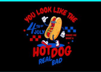 You Look Like The 4th Of July Hot Dog Real Bad PNG
